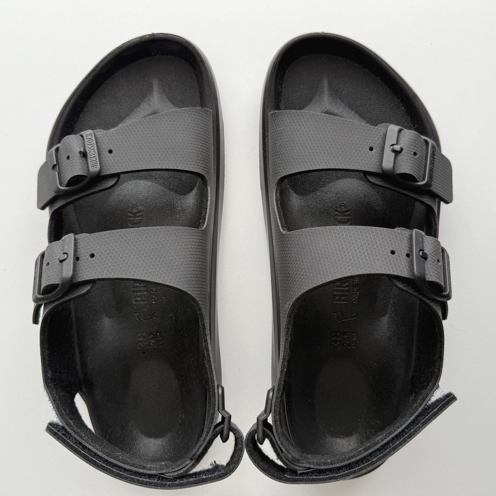 Birkenstock NWOB Mogami Terra Black All Terrain Comfort Sandal EU 38 US 7 7.5